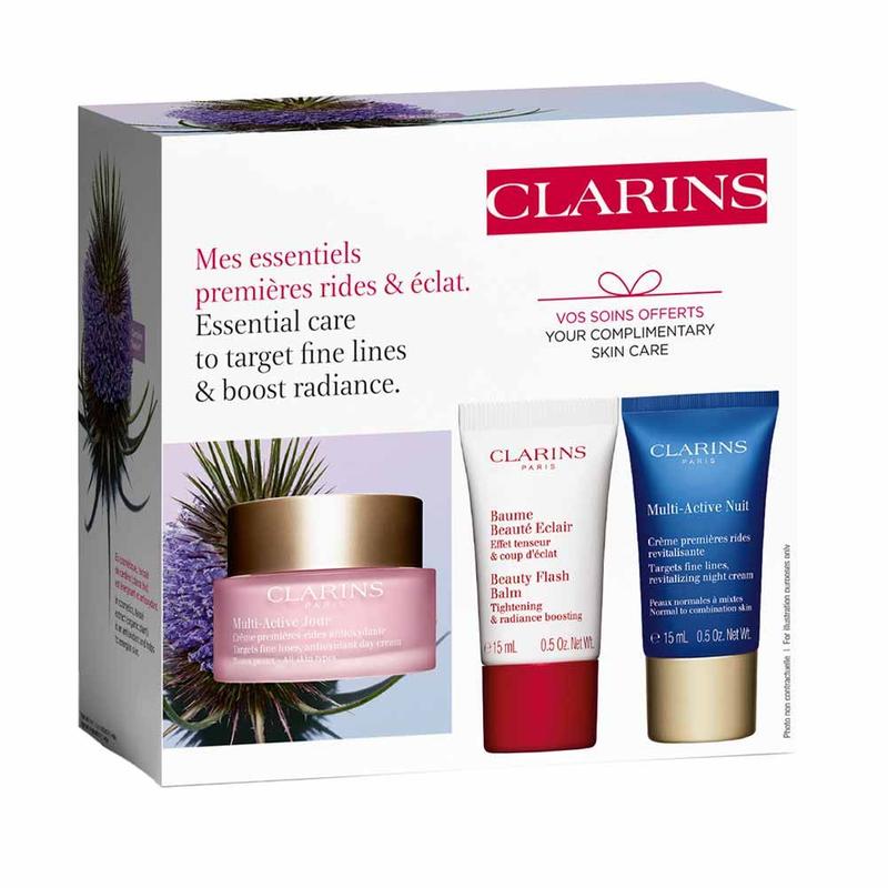 Clarins Kit Creme Dia Multi-Active Creme Noite Multi-Active Baume